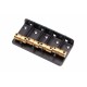 Brokk Classic Standard 4 String Bass Bridge - Matte Black - Brass Saddles