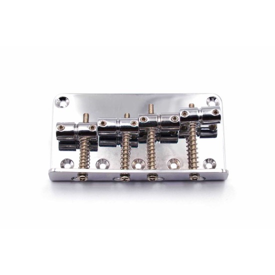 Brokk Classic Standard 4 String Bass Bridge - Chrome - Zinc Saddles