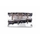 Brokk Classic Standard 4 String Bass Bridge - Chrome - Zinc Saddles